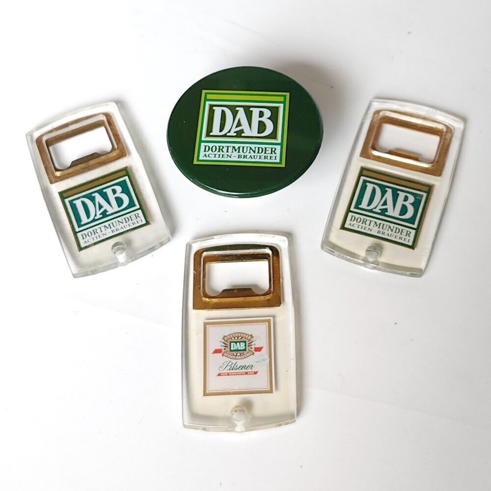 Dortmunder Actien Brauerei Bottle Opener Lot of 4 German Pilsner Beer